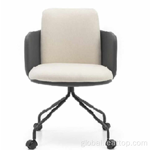 Hot Sales Leather Office Chair Leather Convenient Move Company Computer Office Chair Factory